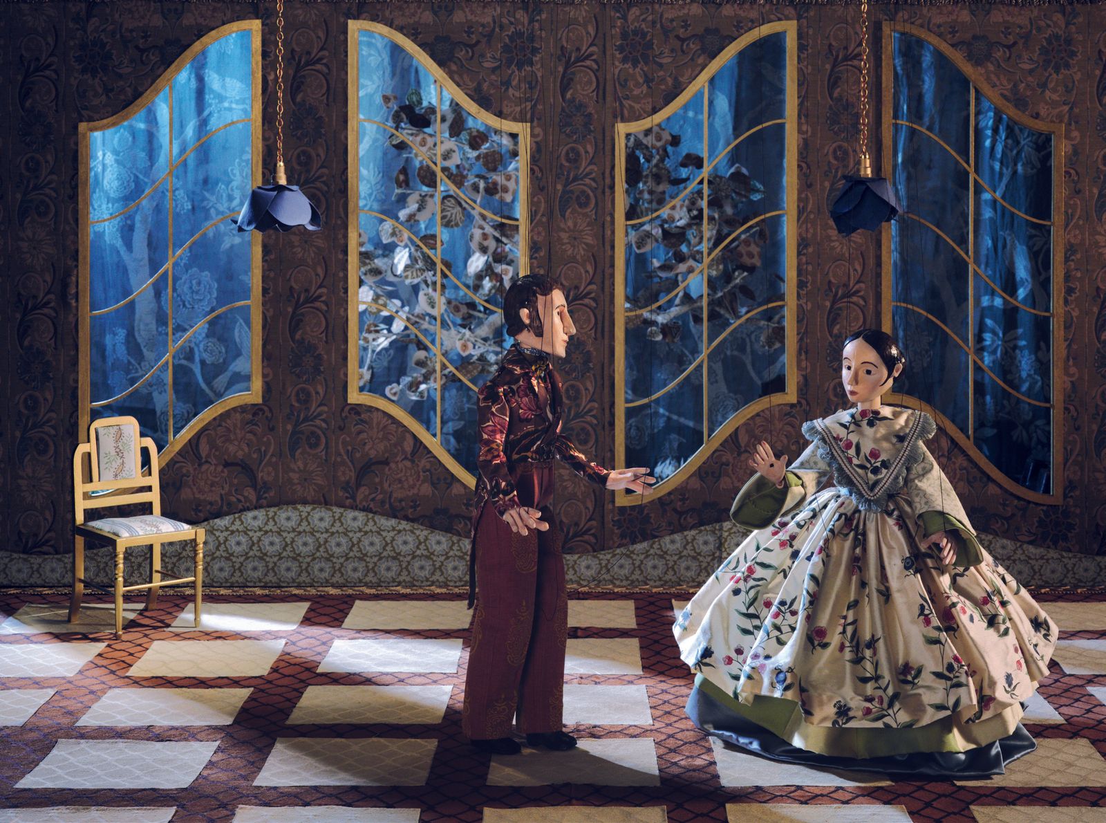 Image may contain Margaret of Anjou Adult Person Art Painting Wedding Clothing Dress Face and Head