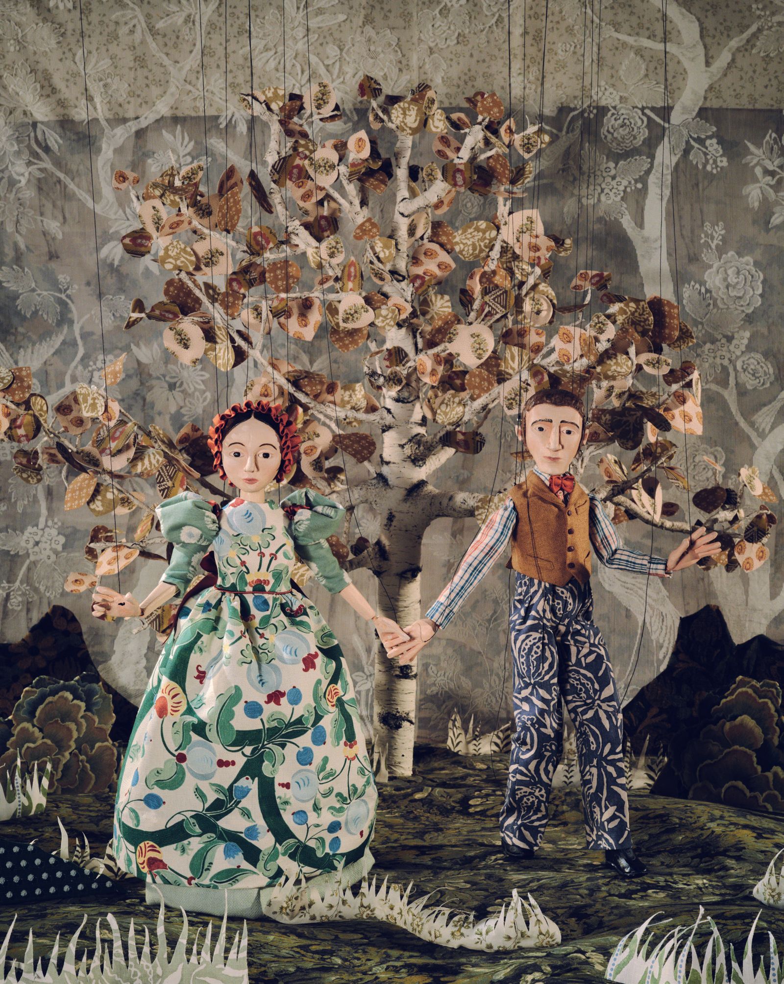 Image may contain Manuela Senz Massimo Campigli Art Painting Adult Person Face Head Clothing and Pajamas