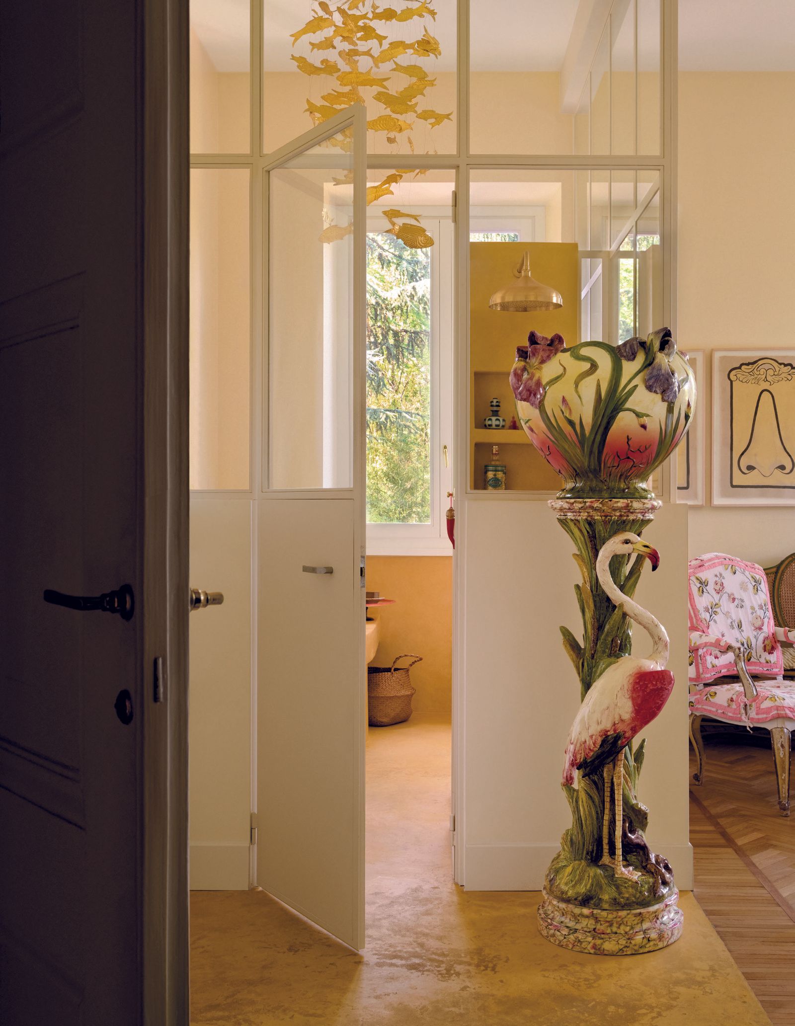 Image may contain Door Architecture Building Housing Flower Flower Arrangement Plant and House