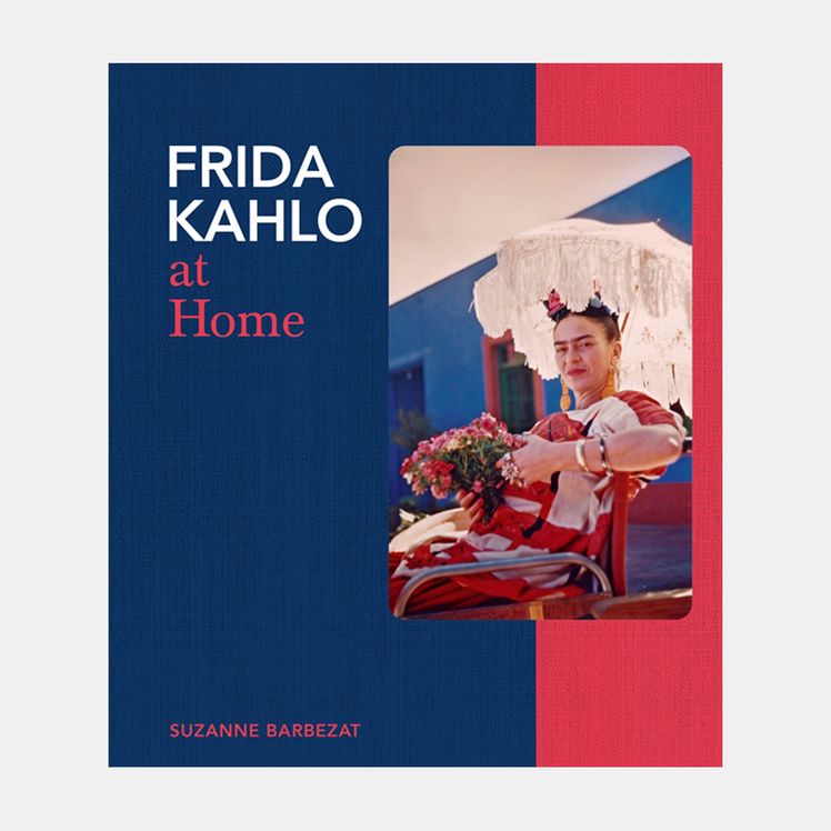 Image may contain Frida Kahlo Advertisement Clothing Dress Poster Adult Person Wedding Formal Wear and Book
