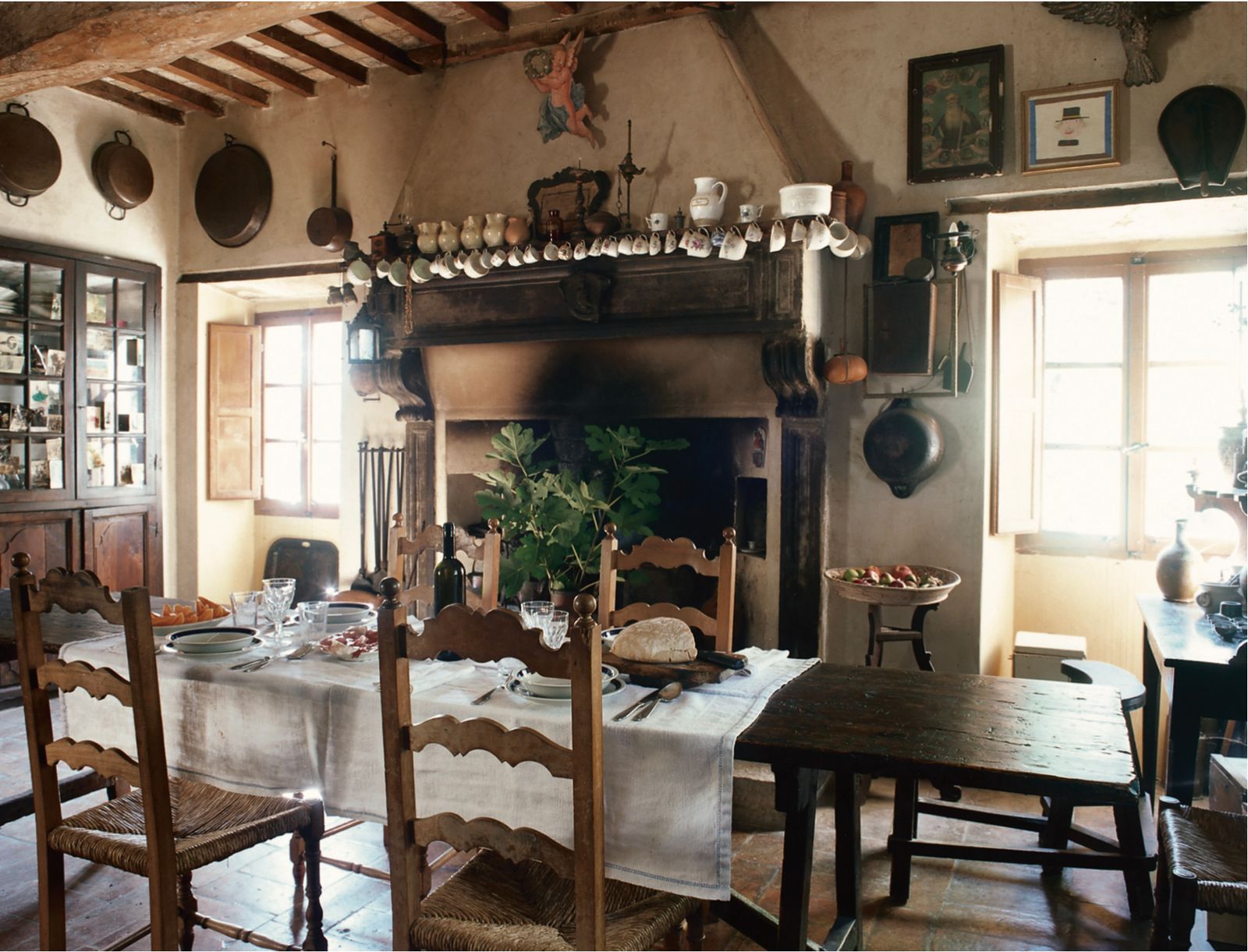 Image may contain Architecture Building Dining Room Dining Table Furniture Indoors Room Table Chair and Home Decor