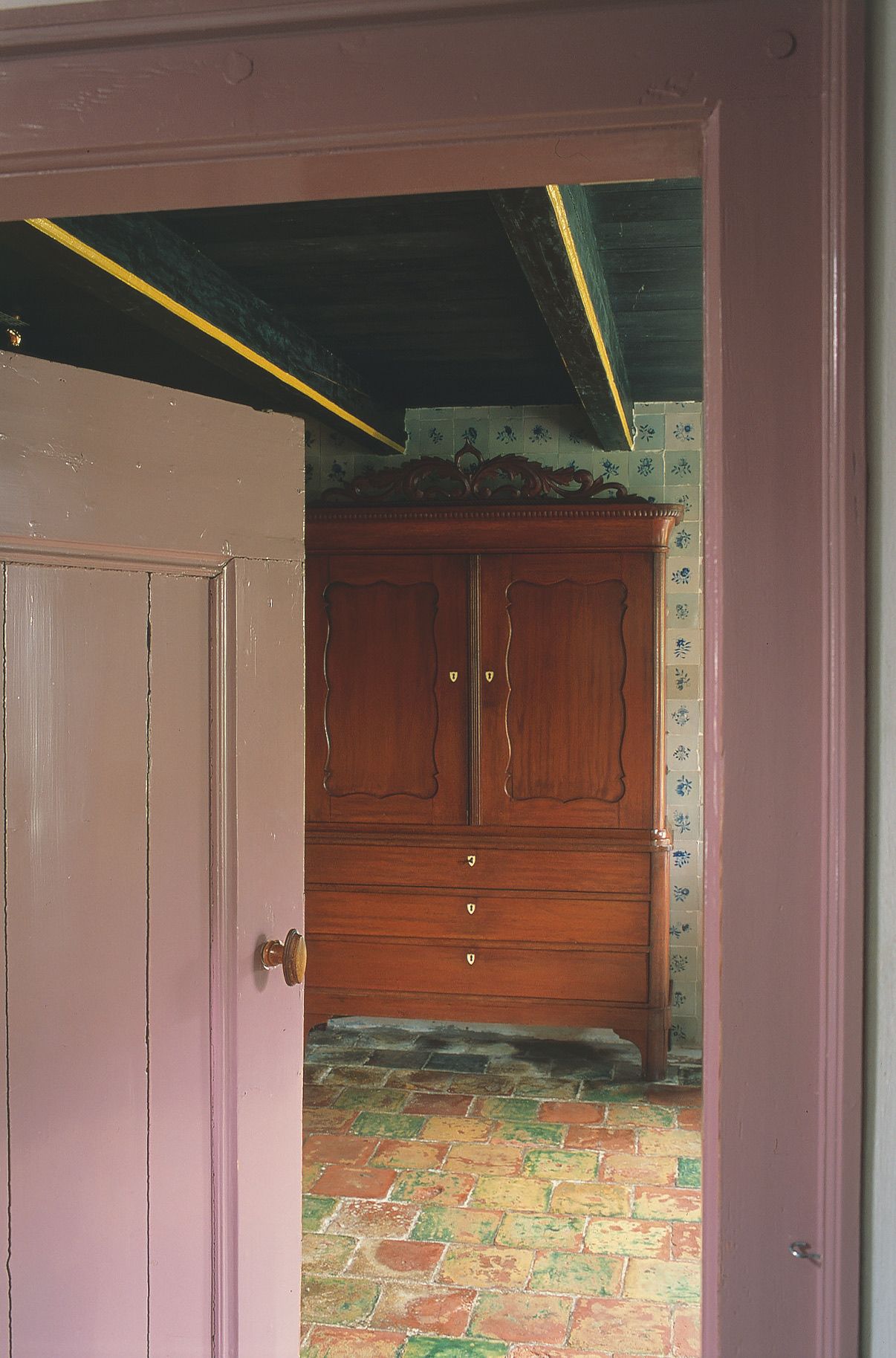 Image may contain Floor Indoors Interior Design Flooring Door Closet Cupboard Furniture Wood Path and Hardwood