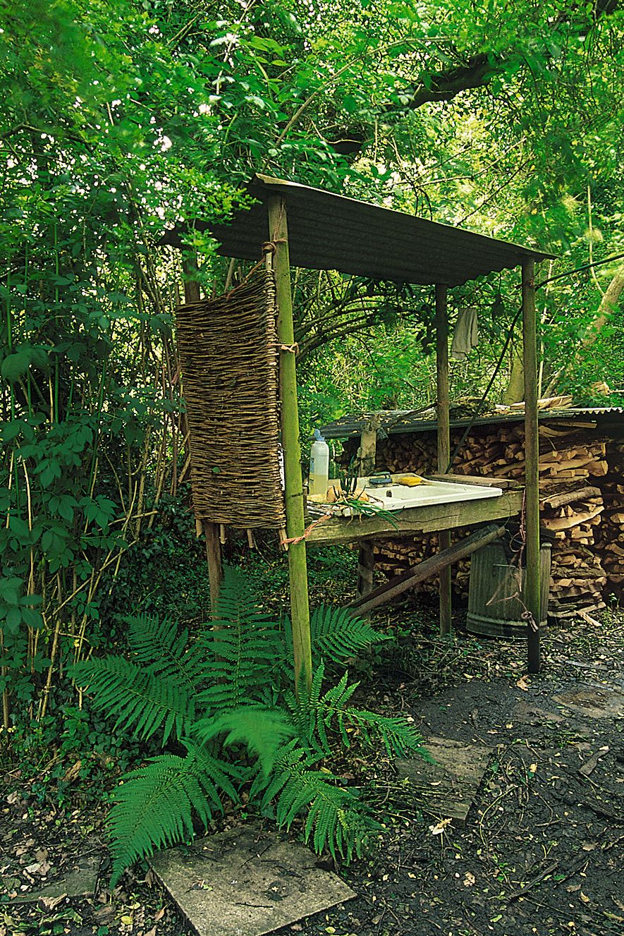 Image may contain Arbour Garden Nature Outdoors Land Plant Rainforest Tree Vegetation Fern and Architecture