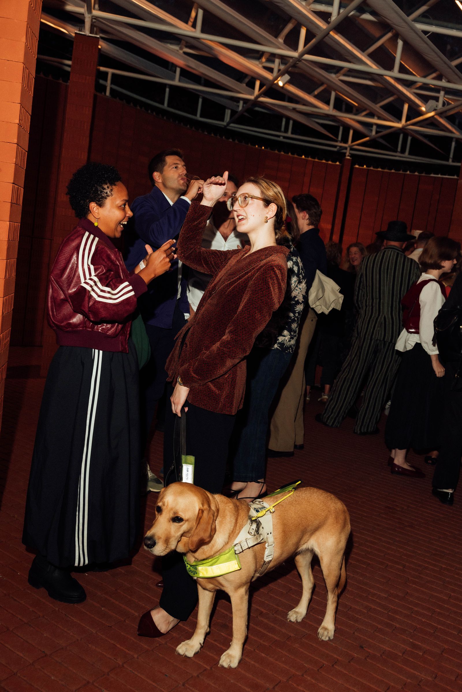 Image may contain Adam Gertler Violette Szabo Face Head Person Photography Portrait People Animal Canine and Dog